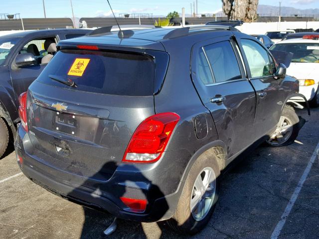 KL7CJLSBXJB710861 - 2018 CHEVROLET TRAX 1LT CHARCOAL photo 4