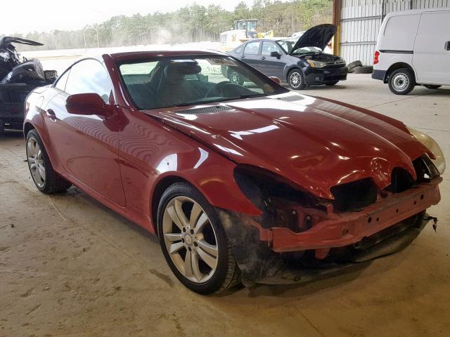 WDBWK5EA7AF228447 - 2010 MERCEDES-BENZ SLK 300 RED photo 1