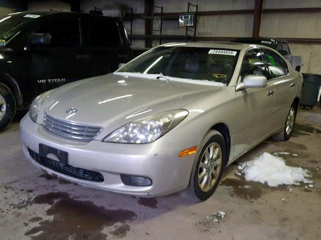 JTHBA30G745054441 - 2004 LEXUS ES 330 SILVER photo 2