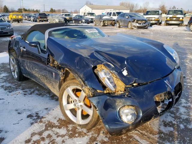 1G2MB35B87Y124993 - 2007 PONTIAC SOLSTICE BLUE photo 1