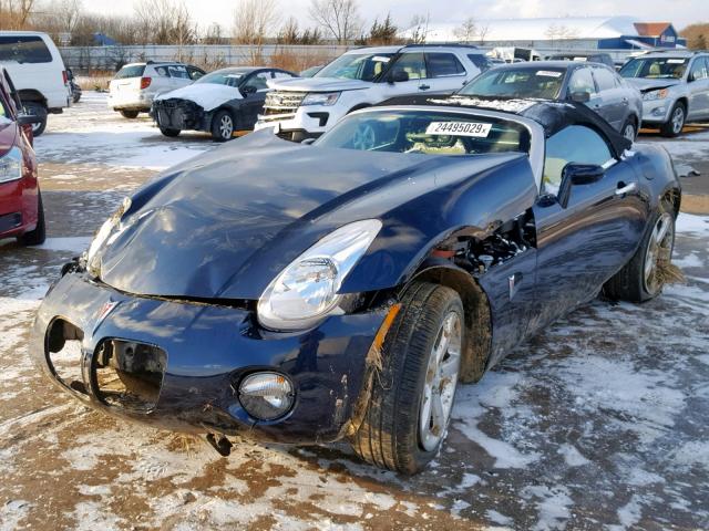 1G2MB35B87Y124993 - 2007 PONTIAC SOLSTICE BLUE photo 2