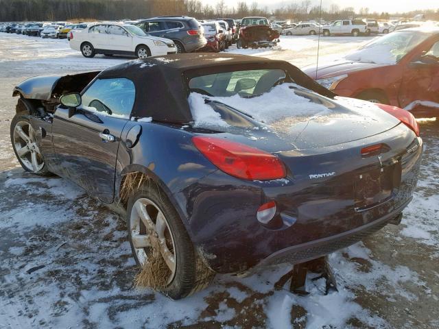 1G2MB35B87Y124993 - 2007 PONTIAC SOLSTICE BLUE photo 3