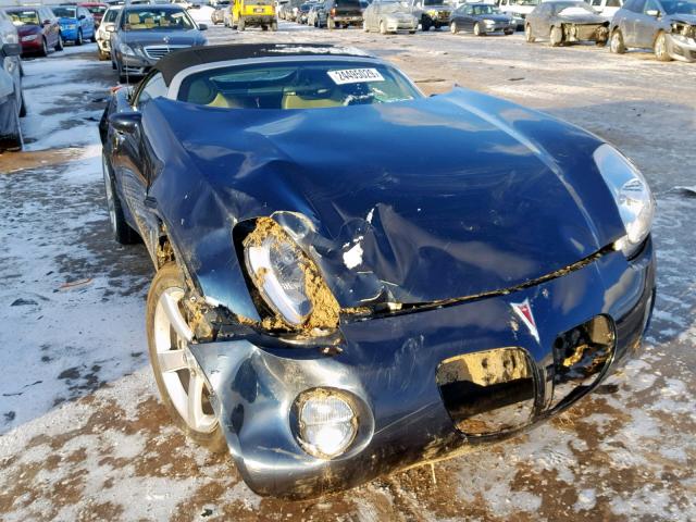 1G2MB35B87Y124993 - 2007 PONTIAC SOLSTICE BLUE photo 9