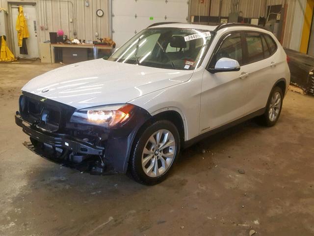 WBAVL1C51EVY23988 - 2014 BMW X1 XDRIVE2 WHITE photo 2