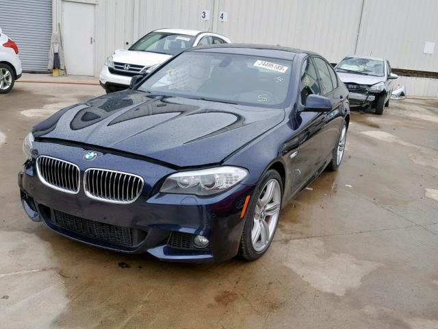 WBAFR7C53CC816460 - 2012 BMW 535 I BLUE photo 2