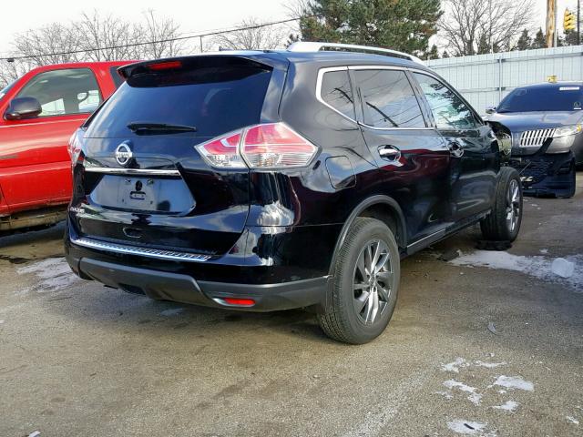 5N1AT2MV8FC828667 - 2015 NISSAN ROGUE S BLACK photo 4