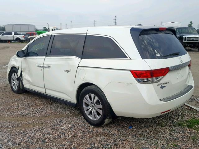 5FNRL5H37GB042249 - 2016 HONDA ODYSSEY SE WHITE photo 3