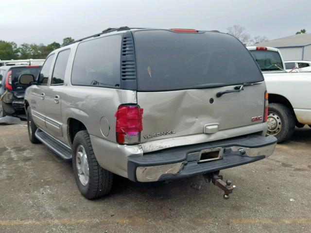 3GKEC16Z04G176058 - 2004 GMC YUKON XL C BEIGE photo 3