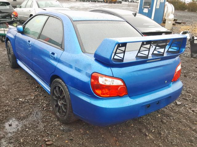 JF1GD29664G504237 - 2004 SUBARU IMPREZA WR BLUE photo 3