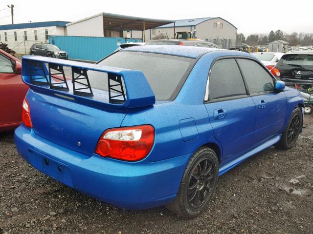 JF1GD29664G504237 - 2004 SUBARU IMPREZA WR BLUE photo 4