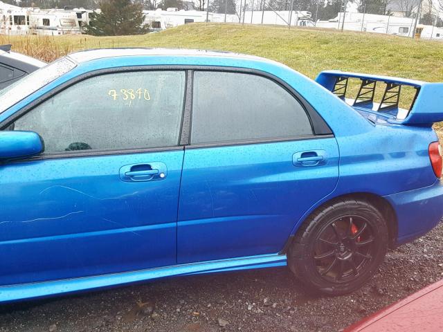 JF1GD29664G504237 - 2004 SUBARU IMPREZA WR BLUE photo 9