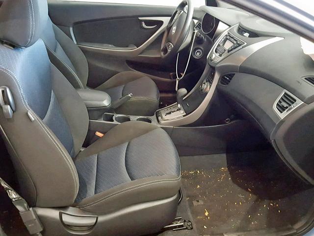 KMHDH6AE2DU001510 - 2013 HYUNDAI ELANTRA CO BLUE photo 5