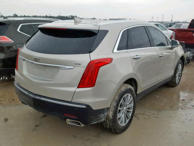 1GYKNBRS6HZ140484 - 2017 CADILLAC XT5 LUXURY GOLD photo 4