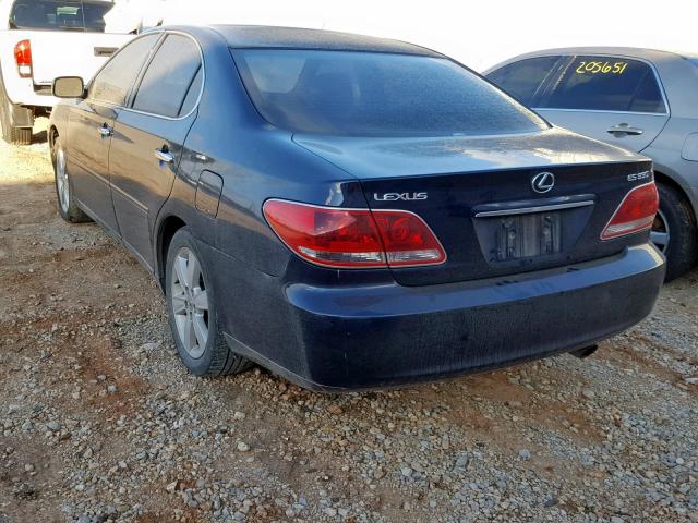 JTHBA30GX65163026 - 2006 LEXUS ES 330 BLUE photo 3