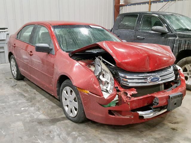 3FAHP06Z67R101614 - 2007 FORD FUSION S RED photo 1