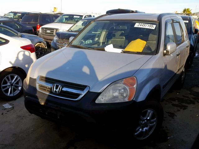 JHLRD78883C031338 - 2003 HONDA CR-V EX SILVER photo 2