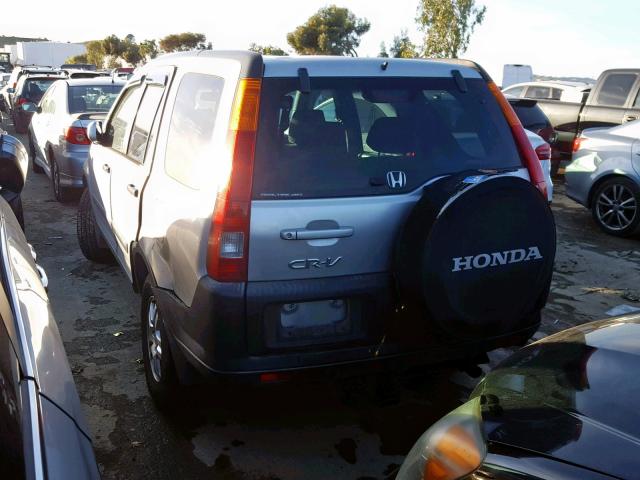 JHLRD78883C031338 - 2003 HONDA CR-V EX SILVER photo 3