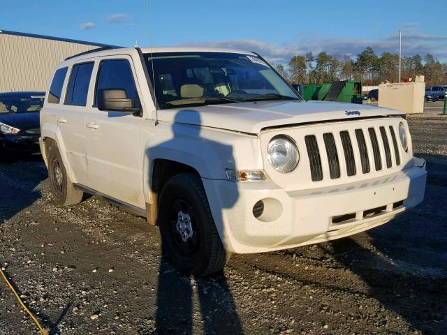 1J4NT2GB8AD507751 - 2010 JEEP PATRIOT SP WHITE photo 1