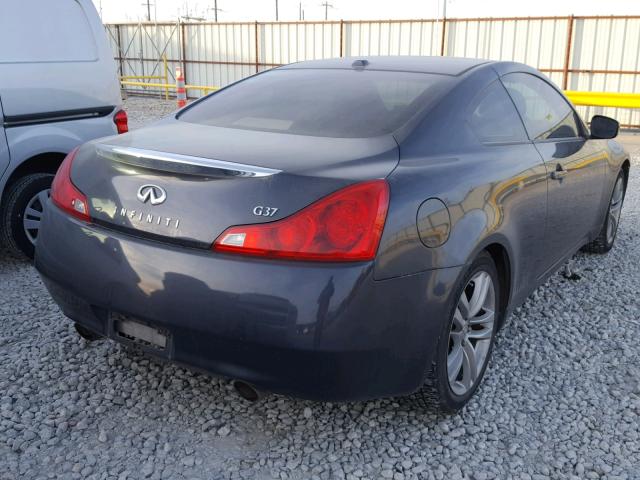 JNKCV64E58M128874 - 2008 INFINITI G37 BASE CHARCOAL photo 4