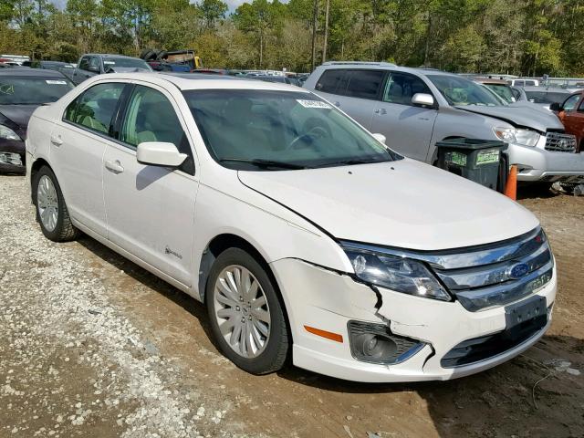 3FADP0L39AR324946 - 2010 FORD FUSION HYB WHITE photo 1