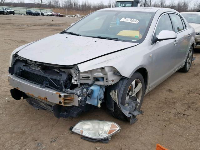 1G1ZJ57B78F232475 - 2008 CHEVROLET MALIBU 2LT SILVER photo 2