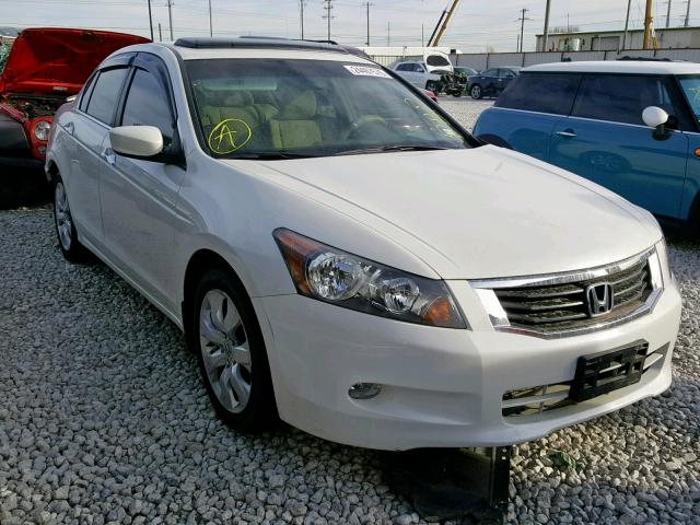 1HGCP36768A083164 - 2008 HONDA ACCORD EX WHITE photo 1