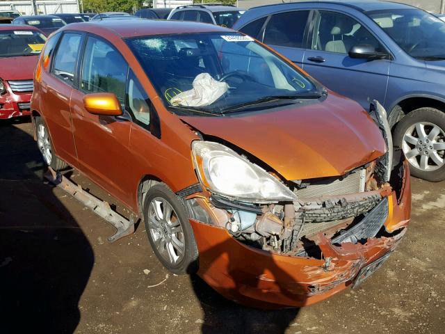 JHMGE8H44AC021048 - 2010 HONDA FIT SPORT ORANGE photo 1