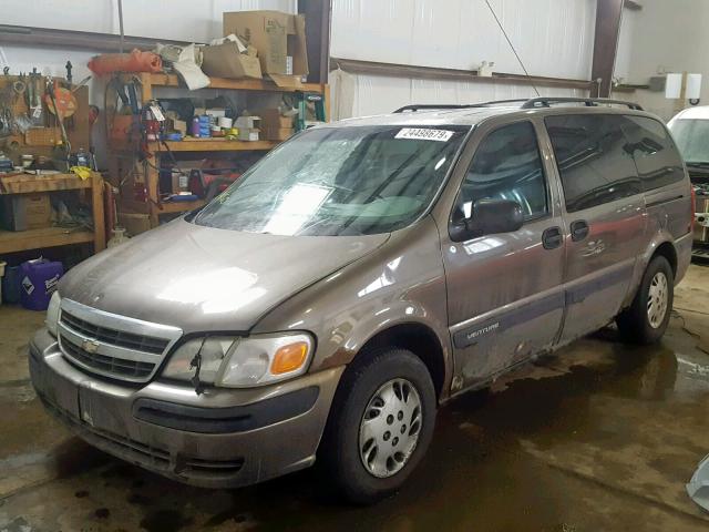 1GNDX03E82D250786 - 2002 CHEVROLET VENTURE BROWN photo 2