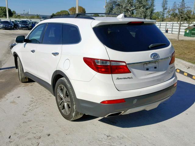 KM8SR4HF8DU033210 - 2013 HYUNDAI SANTA FE L WHITE photo 3