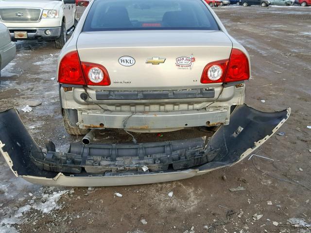 1G1ZH57B294231534 - 2009 CHEVROLET MALIBU 1LT 金色 照片 9