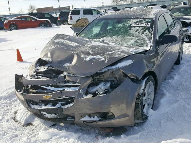 1G1ZB5E16BF290396 - 2011 CHEVROLET MALIBU LS BROWN photo 2