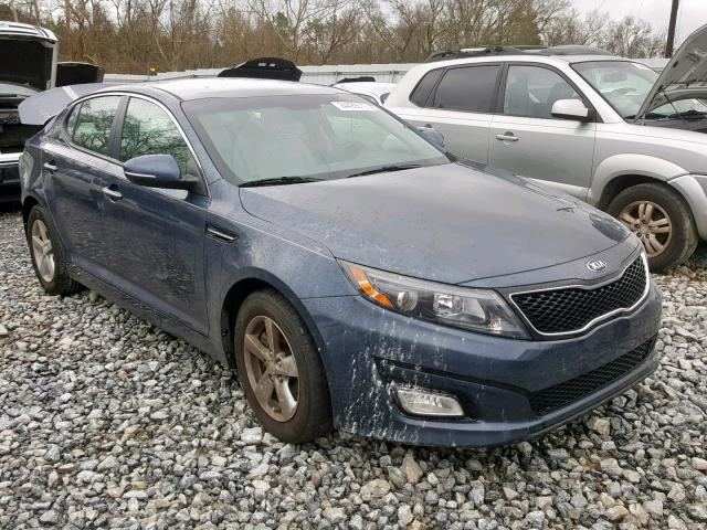 5XXGM4A72FG354860 - 2015 KIA OPTIMA GRAY photo 1