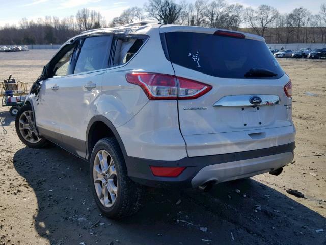 1FMCU9J96EUC15008 - 2014 FORD ESCAPE TIT WHITE photo 3