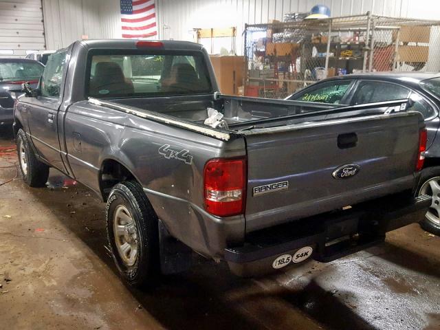 1FTYR11U08PA51730 - 2008 FORD RANGER GRAY photo 3