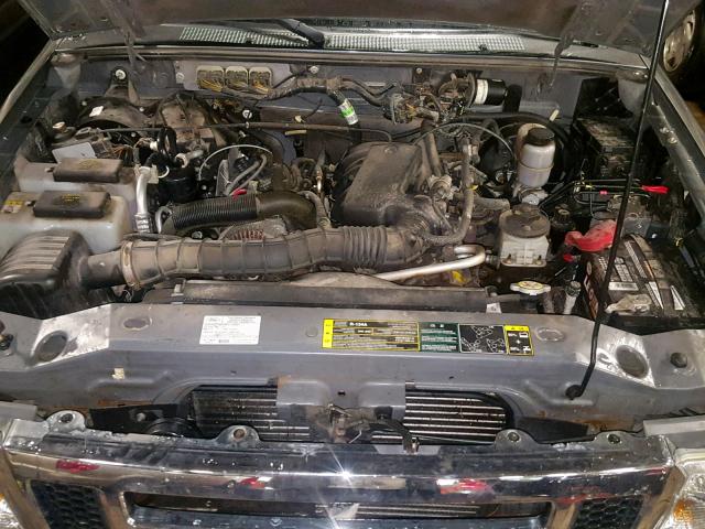 1FTYR11U08PA51730 - 2008 FORD RANGER GRAY photo 7