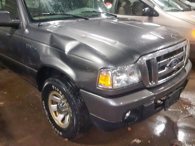 1FTYR11U08PA51730 - 2008 FORD RANGER GRAY photo 9