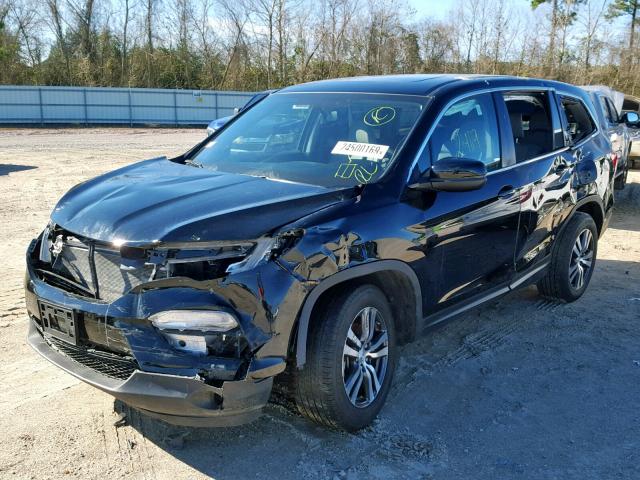 5FNYF6H73HB080154 - 2017 HONDA PILOT EXLN GRAY photo 2