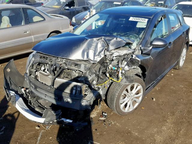 JM1BL1M63B1433877 - 2011 MAZDA 3 S GRAY photo 2