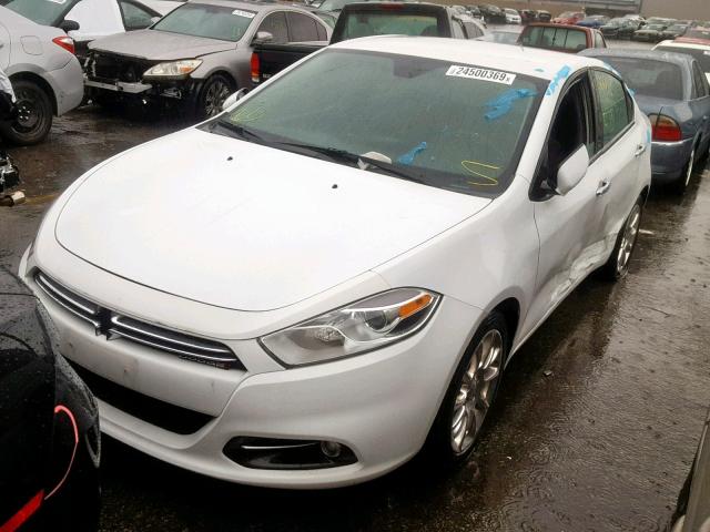 1C3CDFFAXGD819206 - 2016 DODGE DART SXT S WHITE photo 2