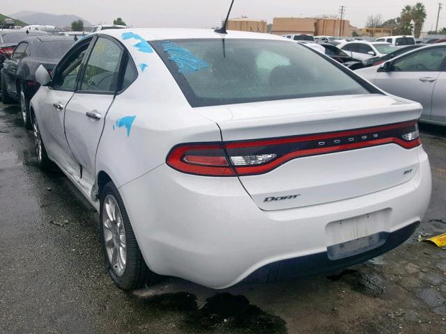 1C3CDFFAXGD819206 - 2016 DODGE DART SXT S WHITE photo 3