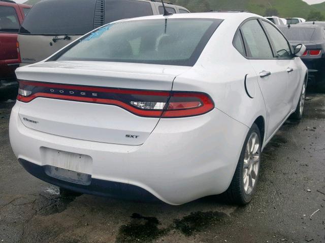 1C3CDFFAXGD819206 - 2016 DODGE DART SXT S WHITE photo 4