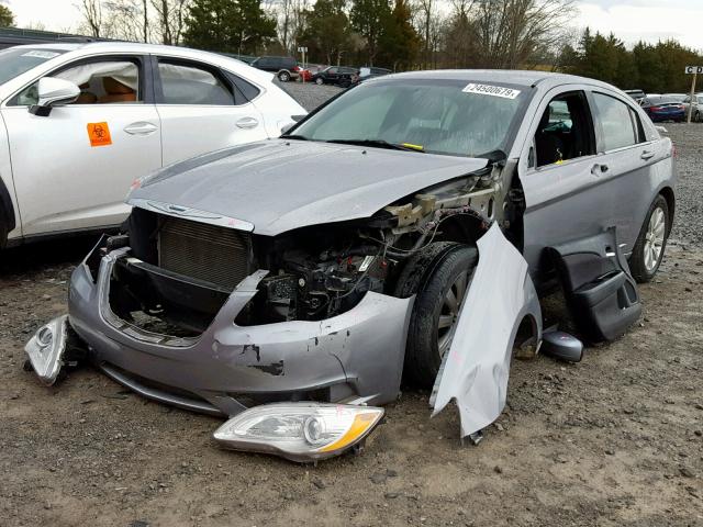 1C3CCBBB4DN654429 - 2013 CHRYSLER 200 TOURIN SILVER photo 2