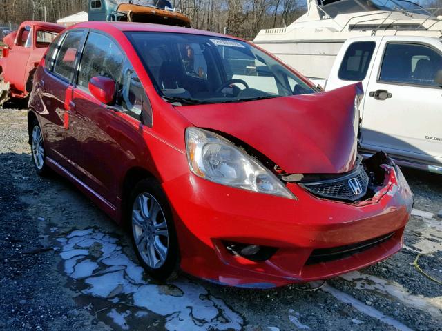 JHMGE88429S004413 - 2009 HONDA FIT SPORT RED photo 1