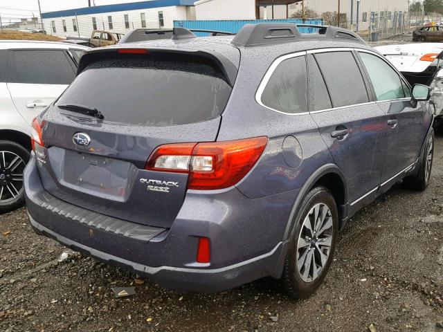 4S4BSANC1G3301697 - 2016 SUBARU OUTBACK 2. BLUE photo 4