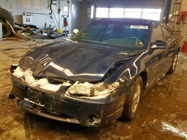 1G2WP52K42F139750 - 2002 PONTIAC GRAND PRIX BLUE photo 2