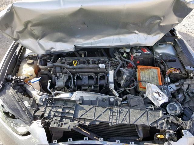 3FA6P0G71DR311800 - 2013 FORD FUSION S SILVER photo 7