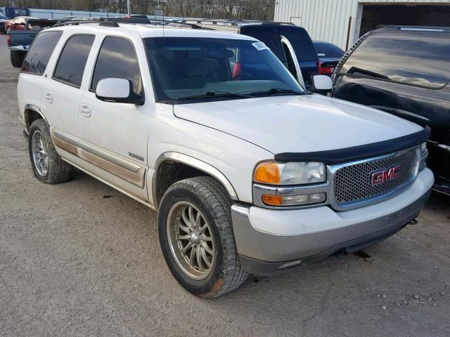 1GKEK13T21J177595 - 2001 GMC YUKON WHITE photo 1