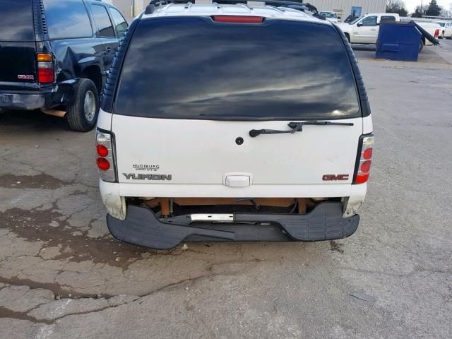 1GKEK13T21J177595 - 2001 GMC YUKON WHITE photo 9