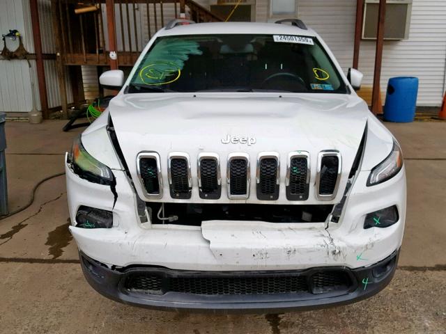 1C4PJMCB1FW738976 - 2015 JEEP CHEROKEE L WHITE photo 9