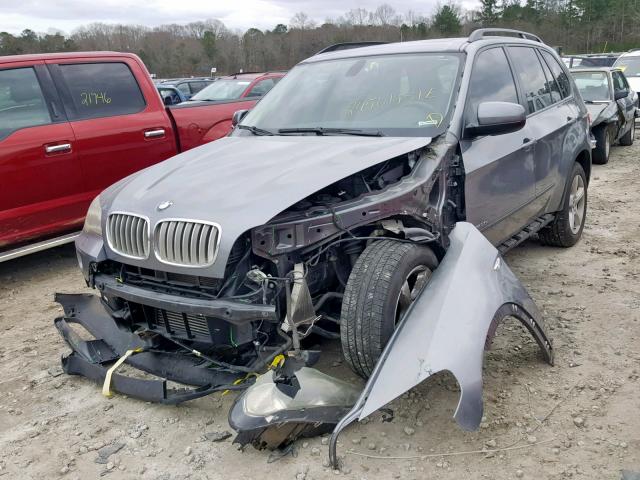 5UXFF03579LJ95850 - 2009 BMW X5 XDRIVE3 GRAY photo 2